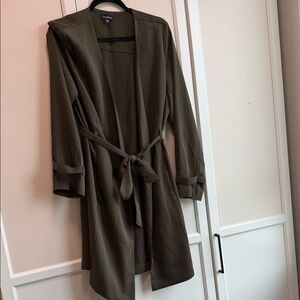 Elegant Olive Green Women's Robe